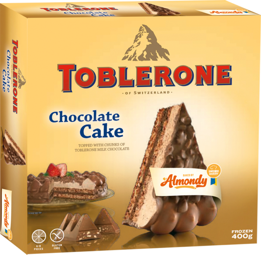 Almondy Toblerone čokoládový dort